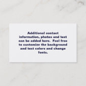 visitekaartje, Label met cadeau — Elektrische Slid (Achterkant)