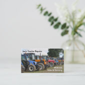 Visitekaartje landbouwtrekkers (Staand voorkant)
