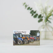 Visitekaartje landbouwtrekkers (Staand voorkant)