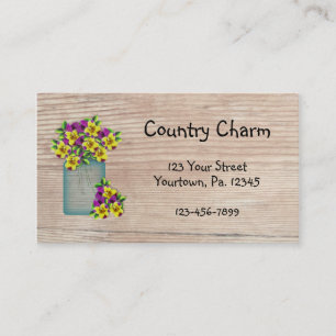 Visitekaartje landenpansies