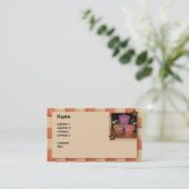 Visitekaartje landkaarsen (Staand voorkant)