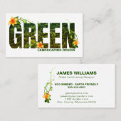 Visitekaartje Landscape Designer (Voorkant / Achterkant)