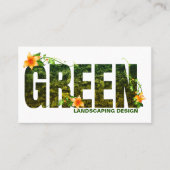 Visitekaartje Landscape Designer (Voorkant)
