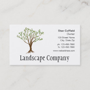 Visitekaartje Landscape of Tree Service