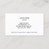 Visitekaartje Landscapingstartzorgboom (Achterkant)