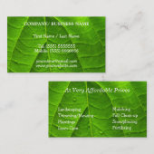 Visitekaartje landschapsarchitectuur (Voorkant / Achterkant)