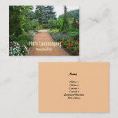 Visitekaartje landschapsarchitectuur (Voorkant / Achterkant)