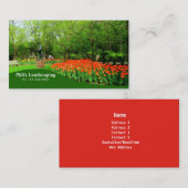 Visitekaartje landschapsarchitectuur (Voorkant / Achterkant)