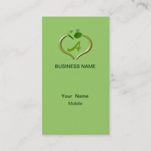 Visitekaartje landschapsarchitectuur (Voorkant)