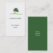 Visitekaartje landschapsarchitectuur (Voorkant / Achterkant)