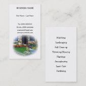 Visitekaartje landschapsarchitectuur (Voorkant / Achterkant)