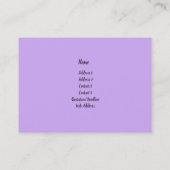 Visitekaartje landschapsarchitectuur (Achterkant)