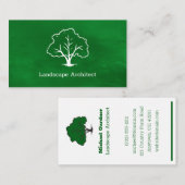 Visitekaartje landschapsarchitectuur (Voorkant / Achterkant)