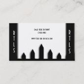 Visitekaartje landschapslandschap voor de landscha (Achterkant)