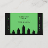 Visitekaartje landschapslandschap voor de landscha (Achterkant)