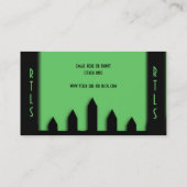 Visitekaartje landschapslandschap voor de landscha (Achterkant)