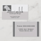 visitekaartje landschapsontwerp Bonsai boomkunst (Voorkant / Achterkant)