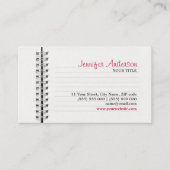 Visitekaartje Laptop Page Education (Voorkant)