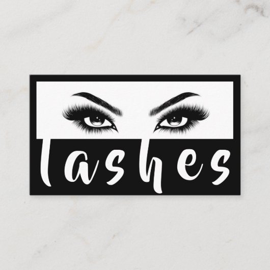 Visitekaartje Lashes (Voorkant)