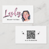 Visitekaartje Lashes (Voorkant / Achterkant)