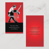 Visitekaartje Latijn en ballroomdansfunctie (Voorkant / Achterkant)