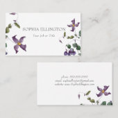  Visitekaartje Laurel Flowers (Voorkant / Achterkant)