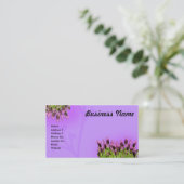 Visitekaartje Lavendar (Staand voorkant)