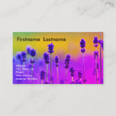 Visitekaartje lavender (Voorkant)