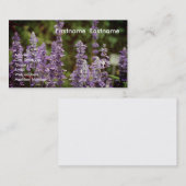 Visitekaartje lavender (Voorkant / Achterkant)