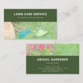 Visitekaartje: Lawn Care & Gardening Service Visitekaartje (Voorkant / Achterkant)