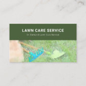 Visitekaartje: Lawn Care & Gardening Service Visitekaartje (Voorkant)