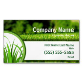 Visitekaartje Lawn Care Magnet Magnetisch Visitekaartje (Voorkant)