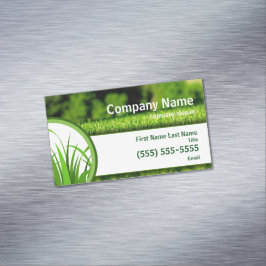 Visitekaartje Lawn Care Magnet Magnetisch Visitekaartje
