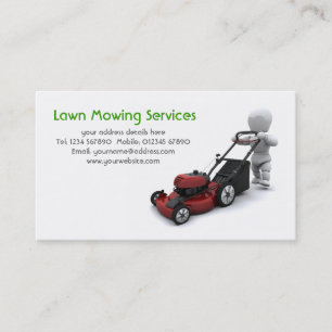 Visitekaartje Lawn Mowing Services