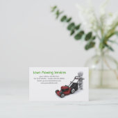 Visitekaartje Lawn Mowing Services (Staand voorkant)