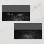 Visitekaartje lederen-effectconsultant Engineer (Voorkant / Achterkant)