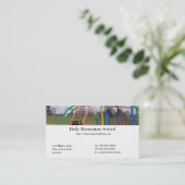 Visitekaartje leerkrachten (Staand voorkant)