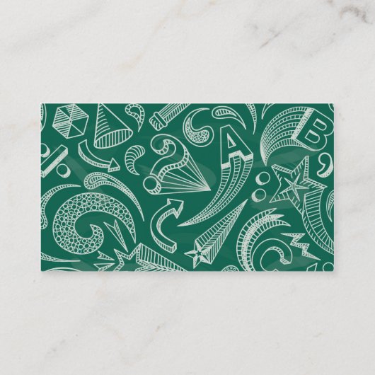 Visitekaartje leerlingenschool (Achterkant)