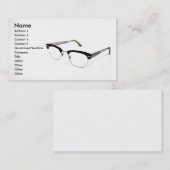 Visitekaartje leesbril (Voorkant / Achterkant)