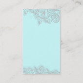 visitekaartje leisteen blauw w zilveren wervelinge (Achterkant)