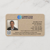 Visitekaartje leninggever (Voorkant)