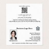 Visitekaartje leninggever (Buitenkant ongevouwen)