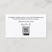 Visitekaartje leninggever (Achterkant)