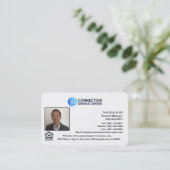 Visitekaartje leninggever (Staand voorkant)