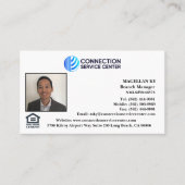 Visitekaartje leninggever (Voorkant)