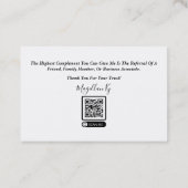 Visitekaartje leninggever (Achterkant)