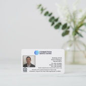 Visitekaartje leninggever (Staand voorkant)