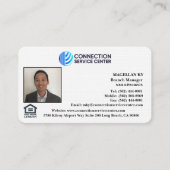 Visitekaartje leninggever (Voorkant)