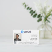 Visitekaartje leninggever (Staand voorkant)