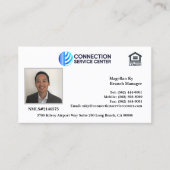 Visitekaartje leninggever (Voorkant)